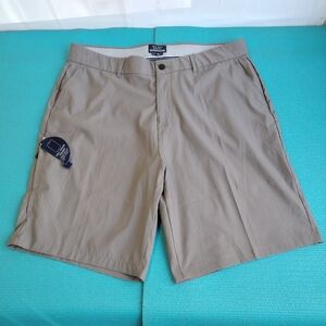 All Day Shorts 4- Way Stretch Men's Shorts Cell Phone Pocket Gray -Sz 40